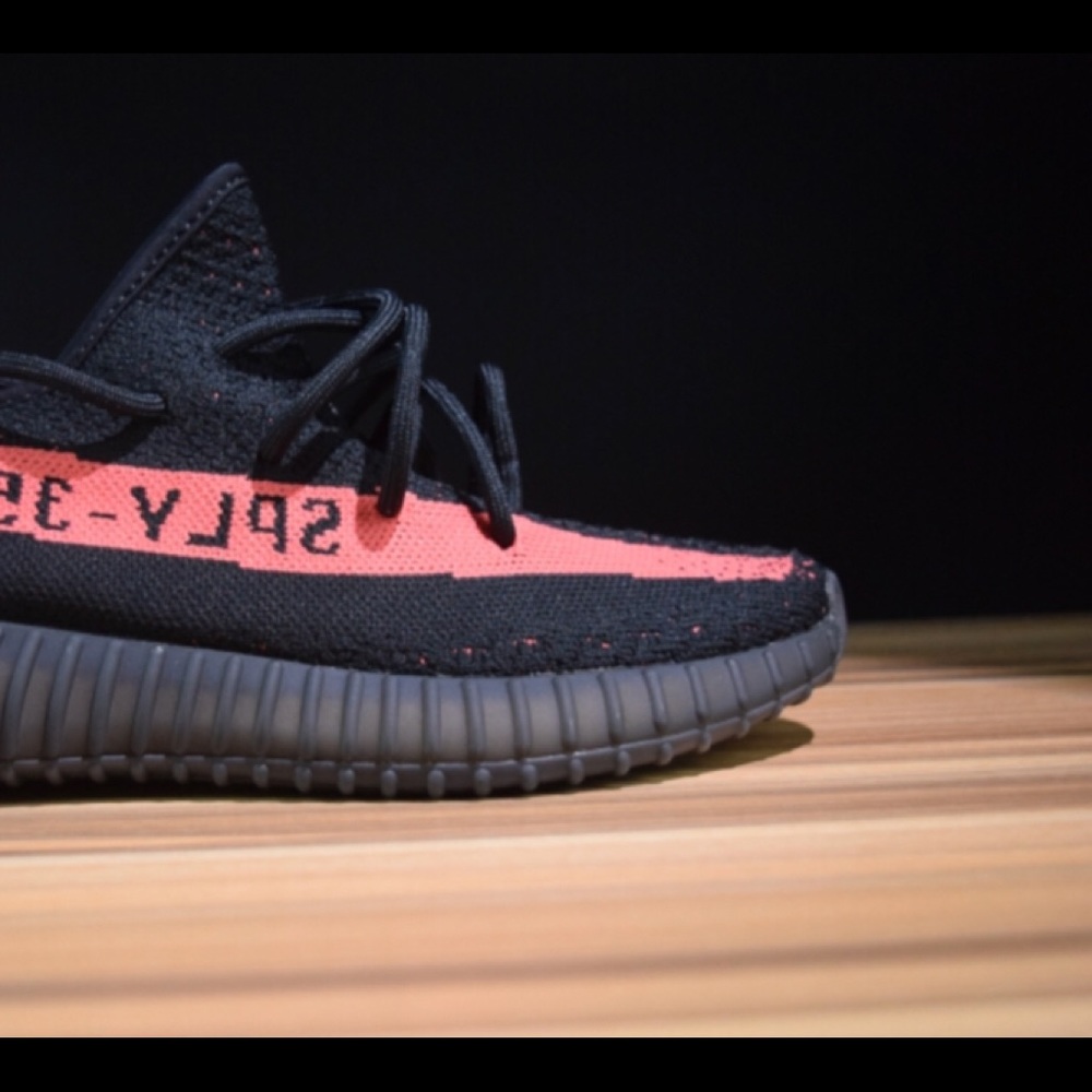 Yeezy red stripe